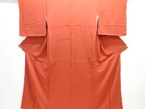 織柄色無地着物